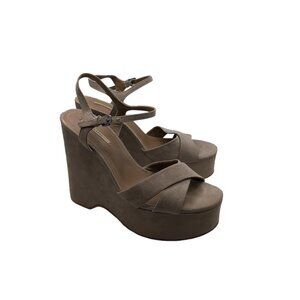 Zara  Platform Wedge Sandals